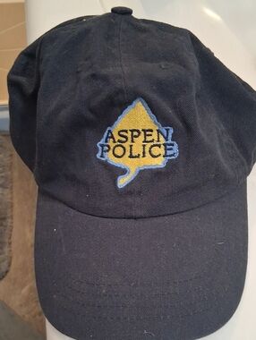 Aspen Police Embroidered Navy Baseball Cap